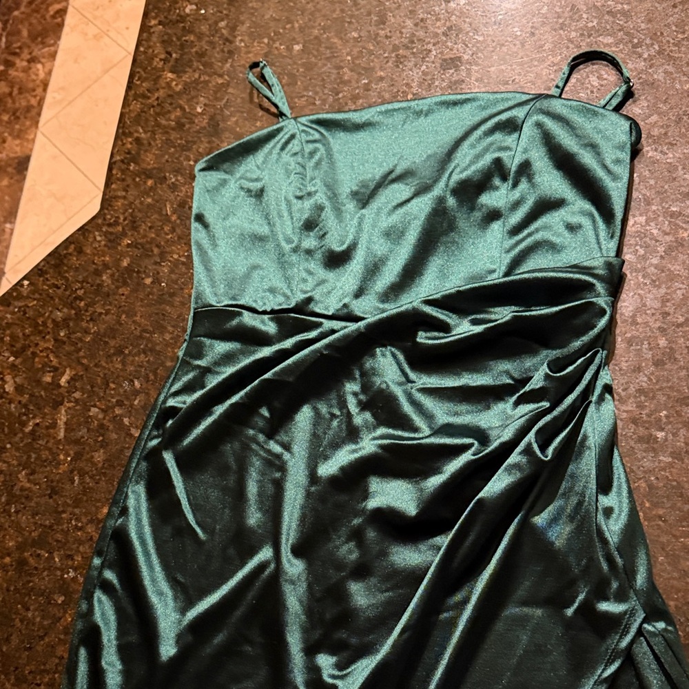 Honey and Rosie Deep Green Dress